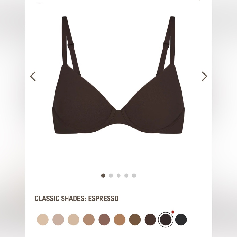 SKIMS Fits Everybody T-shirt Bra in Espresso